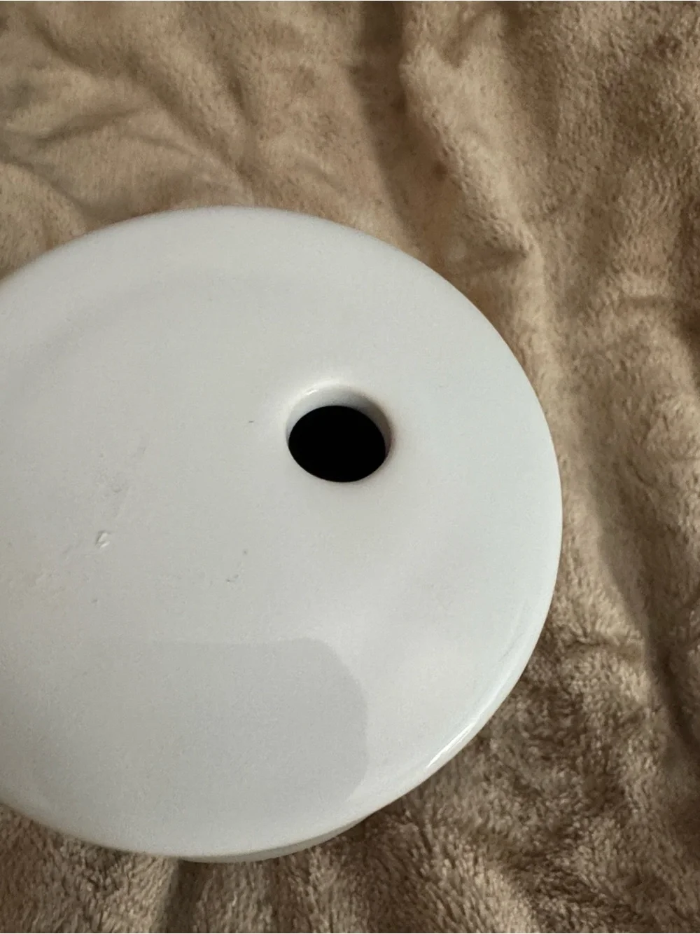 Pampered Chef White Ceramic Egg cooker for the microwave #1529